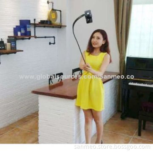 Universal Snake Tube Can be Bent Desktop Mobile Phone Holder, Black, Can be Moved Easily